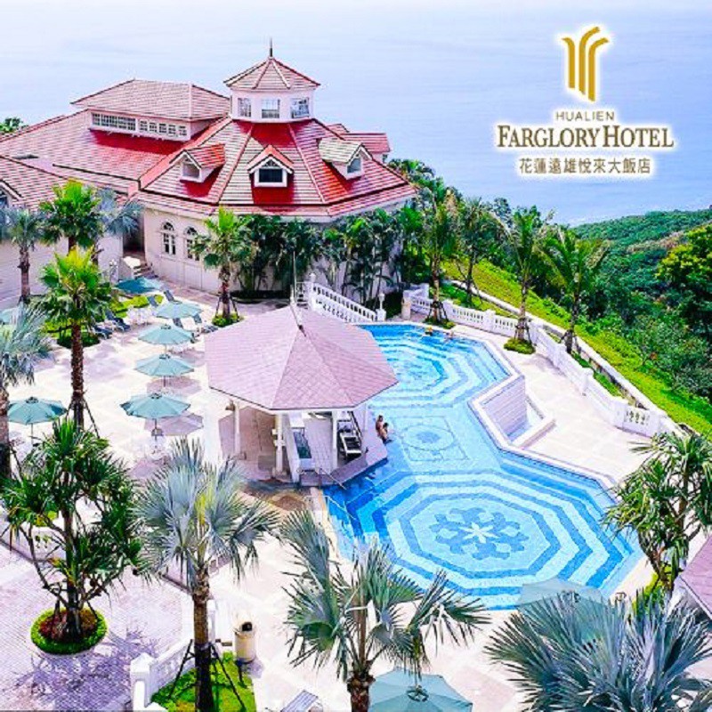 花蓮遠雄悅來大飯店住宿心得環境篇 氣派的建築與絕佳視野 超大空間還有商店街 計畫玩花蓮海洋公園住宿首選