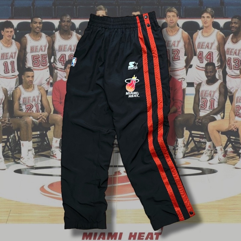 Miami Heat 90’s Warm Up Pants ☄️ Starter 熱火隊 排扣熱身褲 NBA 球褲 球衣