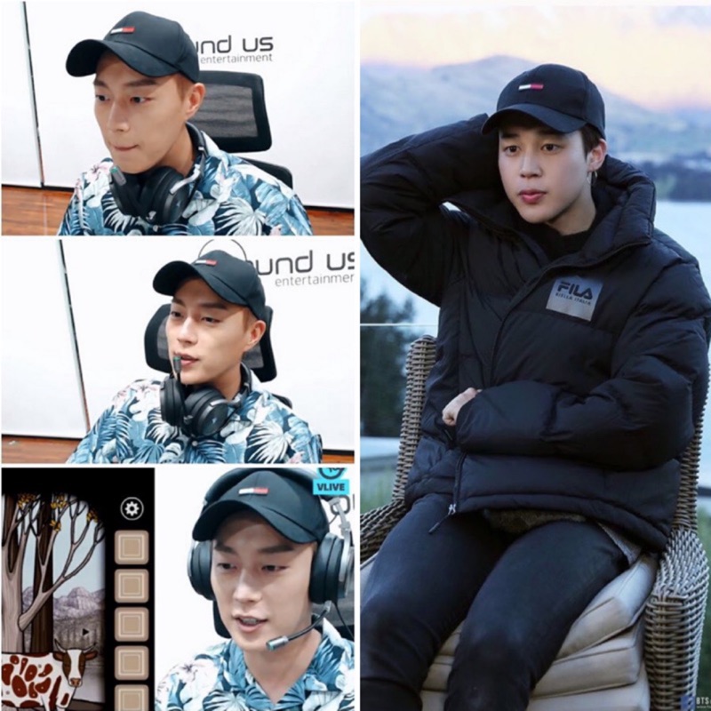 Tommy Hilfiger 斗俊jimin 著用防彈私服韓國代購帽子 蝦皮購物