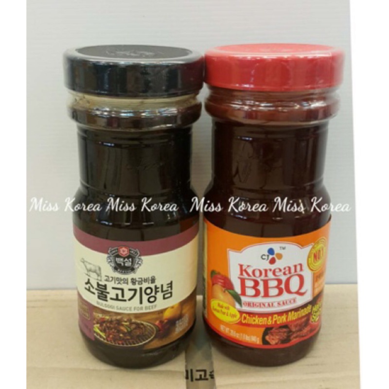 現貨🇰🇷韓國 CJ烤肉醬 840g (原味/辣味)非素食