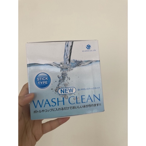 日本原裝 KS Japan 全新 WASH CLEAN STICK TYPE 高科技奈米陶瓷球 水妙精 攜帶型 淨水棒