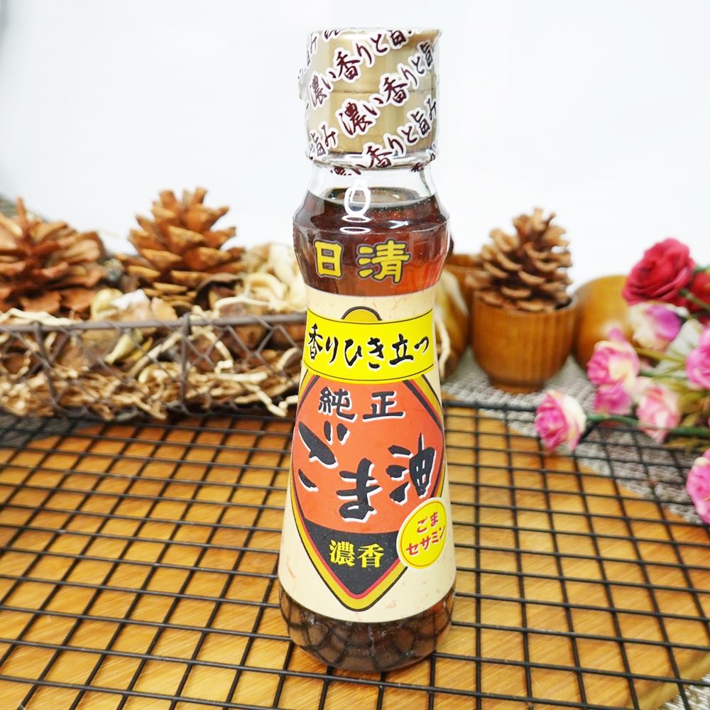 【日清】芝麻香油 130ml 【4902380188605】 日清純正濃香深煎芝麻香油 (廚房美味)