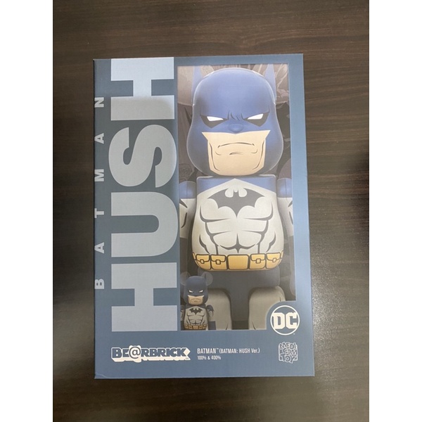 BE@RBRICK BATMAN (BATMAN: HUSH Ver.) 100％ &amp; 400％ 蝙蝠俠 現貨