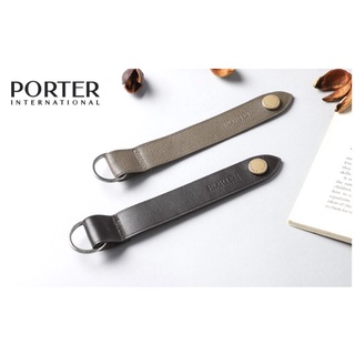 porter 真皮 鑰匙圈 （灰） 真皮鑰匙圈 父親節禮物