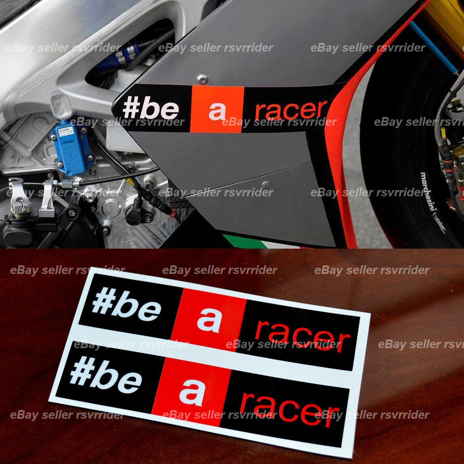 X2 aprilia racing“成為賽車手”貼花貼紙適合所有 rsv4 和其他型號