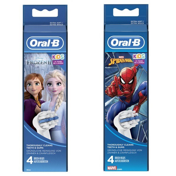 Oral-B 百靈歐樂B::電動牙刷補充刷頭::冰雪奇緣/蜘蛛人