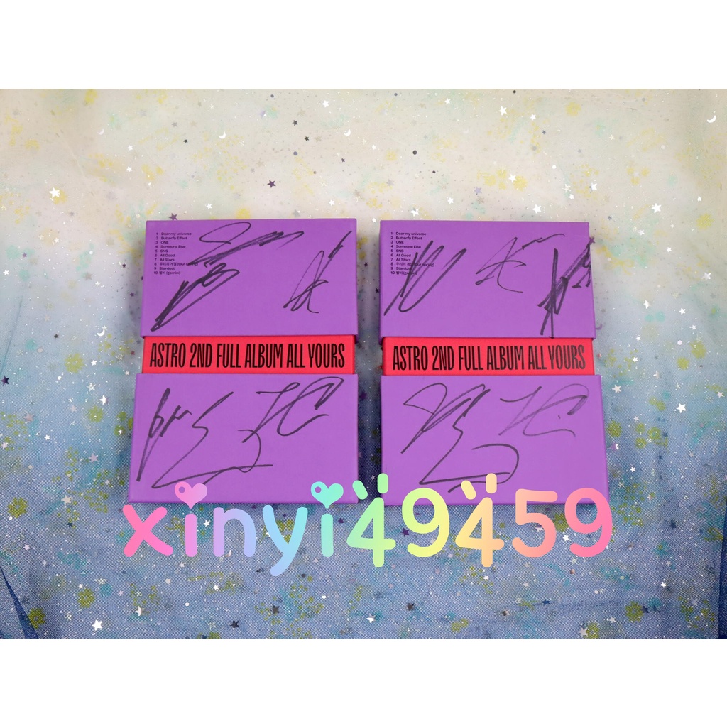 ASTRO All YOURS Mwave 直筆サイン入りアルバム US ASTRO All YOURS Mwave 直筆サイン入りアルバム US - メルカリ