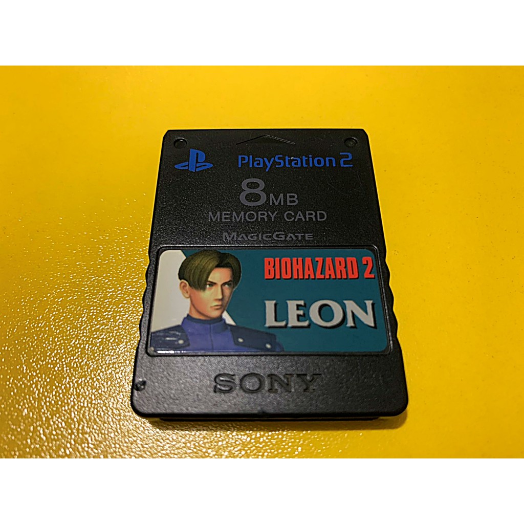 歡樂本舖 PS2記憶卡 PS2 惡靈古堡 2 里昂 LEON 生化危機 BIOHAZARD PlayStation2