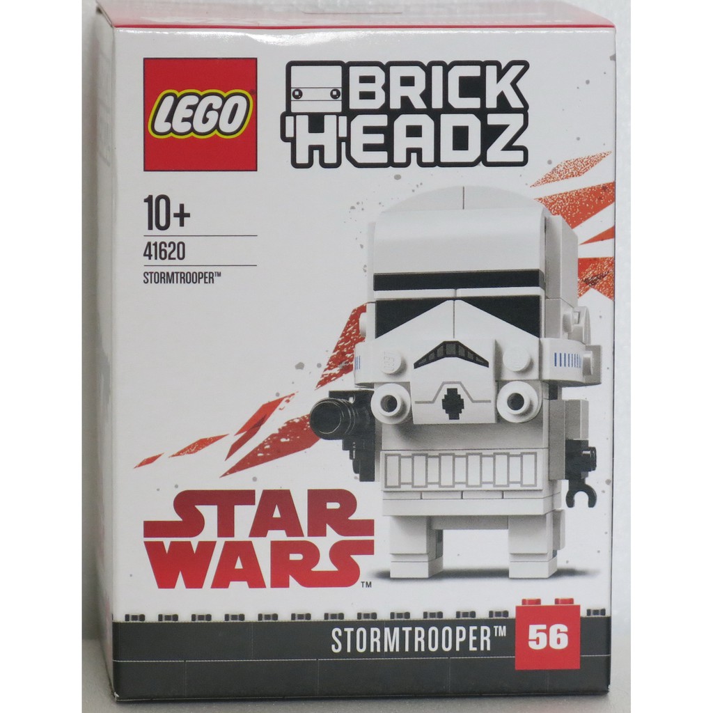 {野孩子}LEGO 樂高 BRICKHEADZ 星際大戰 Stormtrooper 白兵 帝國風暴兵 41620