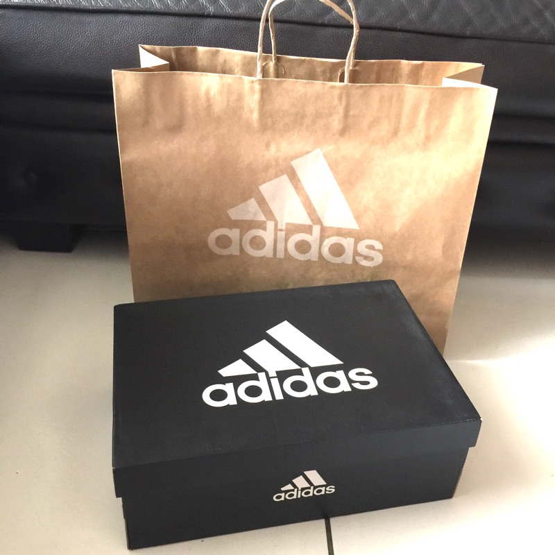 Adidas愛迪達運動品牌球鞋空鞋盒/空紙盒/空紙箱/收納盒/收納箱/紙袋/提袋/環保袋/購物袋/禮物袋~專櫃正品 正版