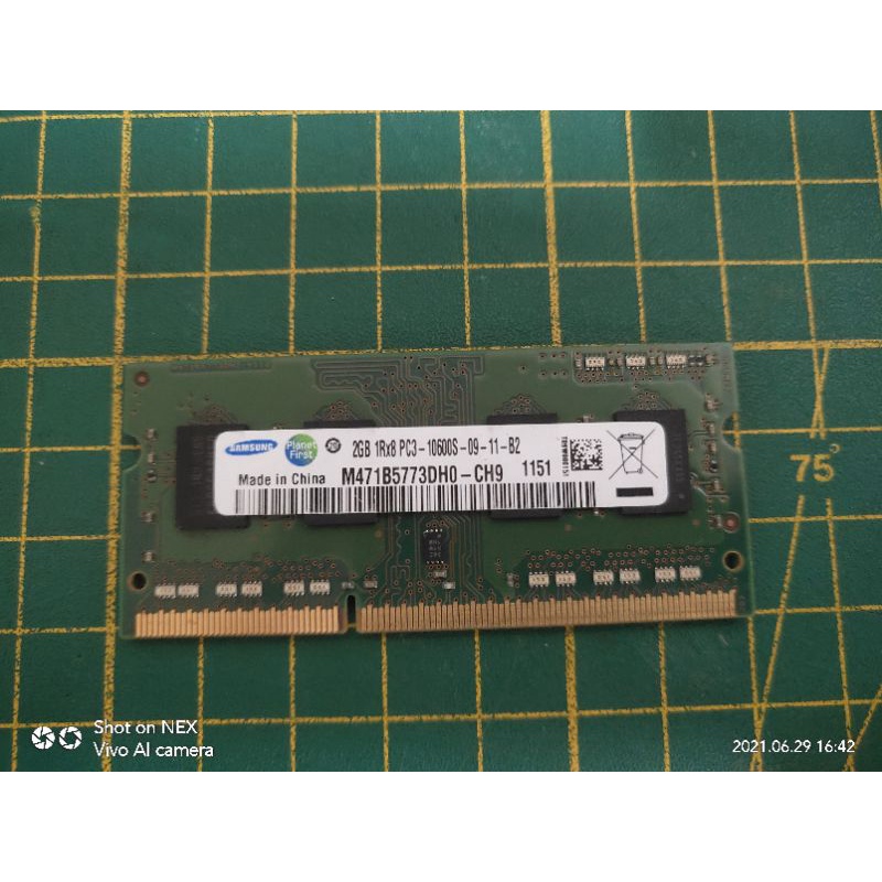 「二手」三星 筆電用 ddr3 - 1333 2g