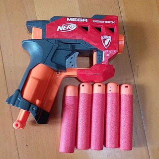 【二手】NERF MEGA BigShock 巨彈系列 震撼彈手槍