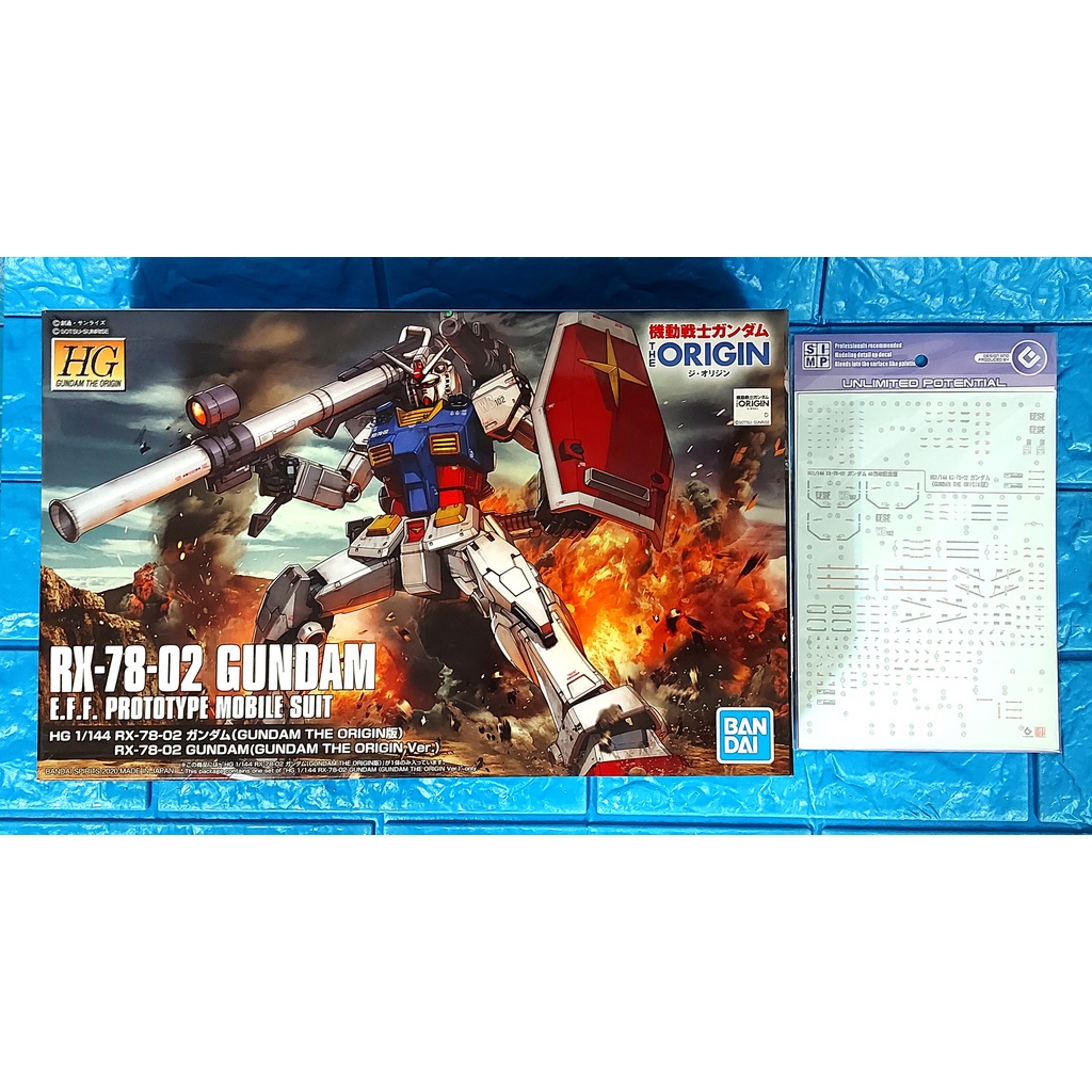 🚀全新含水貼🚀萬代 BANDAI HG 026 初鋼 RX-78-02 GUNDAM THE ORIGIN GTO版 🚀