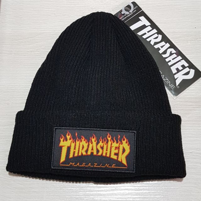 Thrasher 日線 火焰 針織 毛線帽 毛帽