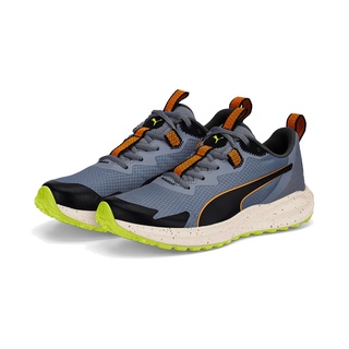 Puma Twitch Runner Trail 男越野跑鞋 藍橘戶外 抗撕裂 運動 KAORACER 37696102