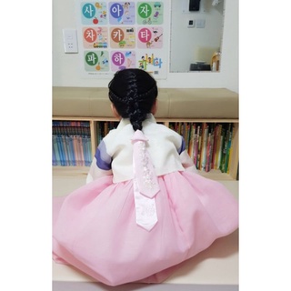 [🌹小花왔어現貨+預購]正統高階韓服 髮帶 女童韓服 襪子 棉襪 拜年服 寶寶百日 女寶 男寶