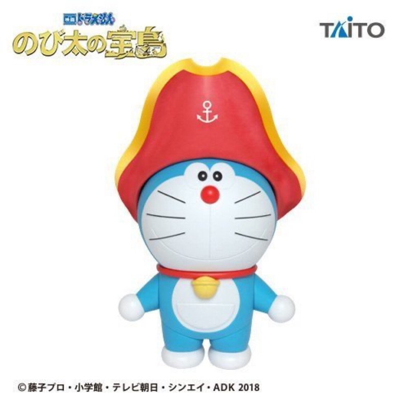 日版 TAITO 2018年哆啦A夢電影 -大雄的金銀島系列 哆啦A夢 30cm 公仔模型 (現貨)