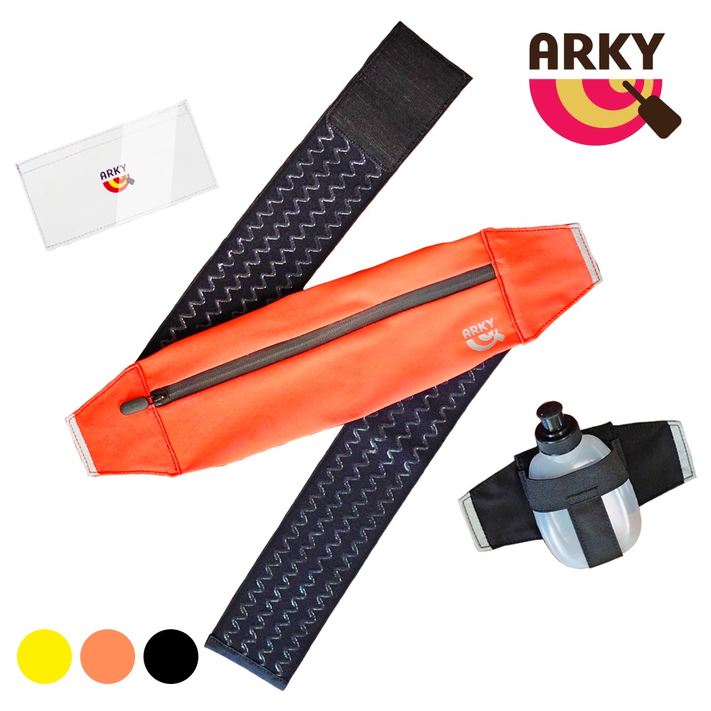 ARKY Attach&Run Belt 單車/路跑/馬拉松必備 閃電腰包 全配 (三色可選)