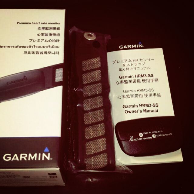 Garmin 軟式心跳帶 9.999999成新