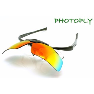 又敗家｜台灣PHOTOPLY大聯盟太陽眼鏡,黑+760nm-IR防紅外線鏡片適強光高溫抗UV吸收紫外線陽光Sun運動光學