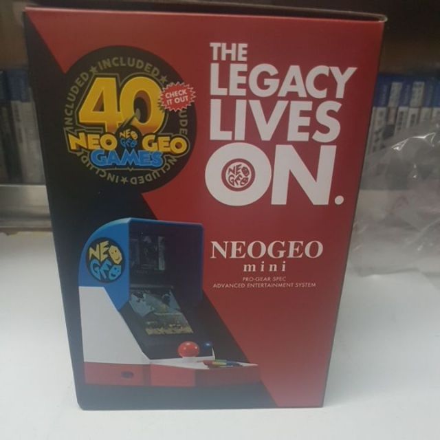 SNK NEOGEO MINI 街機 40周年紀念版 迷你街機 全新未拆 內含40種經典街機遊戲 收藏品
