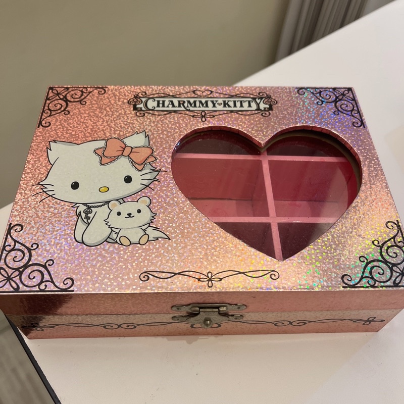 Sanrio三麗鷗 hello kitty飾品收納盒音樂盒