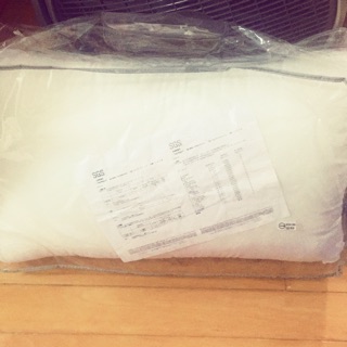 台灣製纖維羽絲絨枕頭（43cm*73cm)