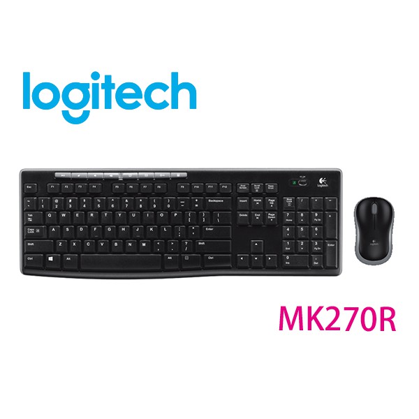 限量 Logitech 羅技 MK270r 無線鍵盤滑鼠組 無線 鍵盤 滑鼠 隨插隨用 3年保