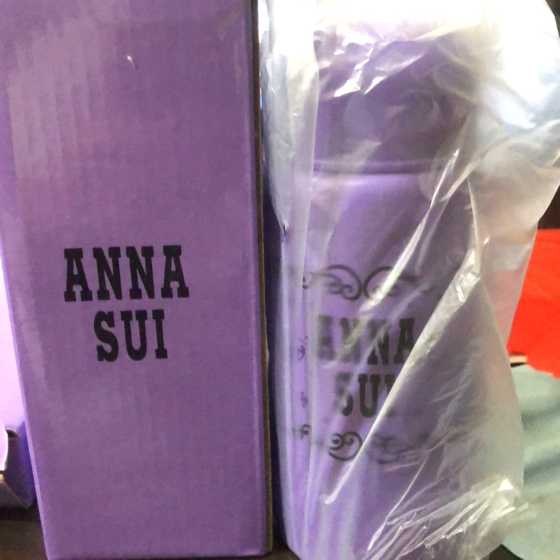 ANNA SUI典雅紫色優雅保溫瓶-全新220ml