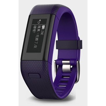 GARMIN VIVOSMART HR iPass(一卡通版)行動支付(紫色)心律手環 (全新公司貨,現貨供應)