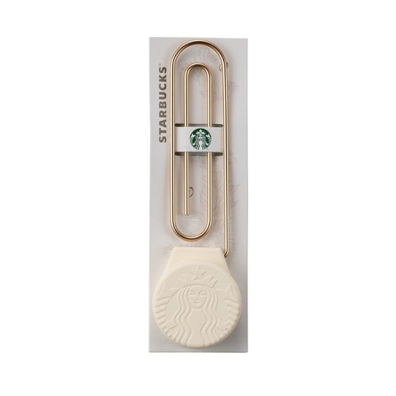 【現貨／24小時出貨】小花買什麼 韓國星巴克 星巴克迴紋針咖啡夾湯匙  咖啡夾子勺 咖啡勺 咖啡夾