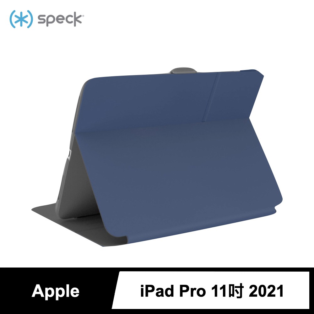 Speck iPad Pro 11吋第3代 /iPad Air 10.9吋Balance Folio多角度側翻皮套深海藍