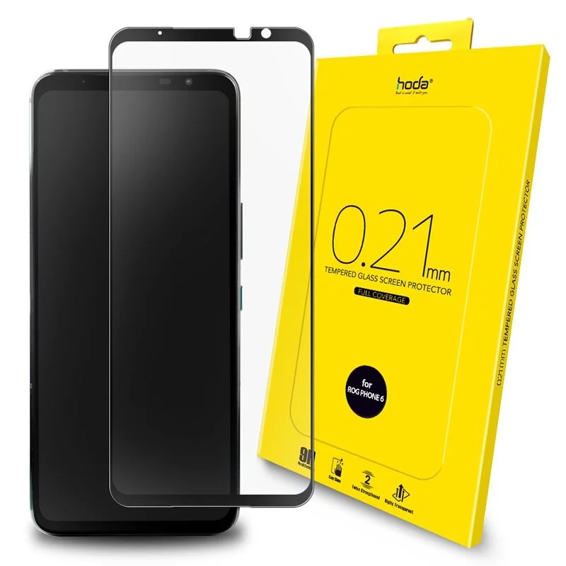 Hoda ASUS ROG Phone6 /6 Pro/7 0.21 2.5D進化滿版玻保窄黑邊 手機保護貼 玻璃保護貼