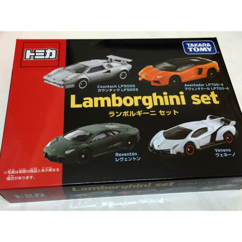 TOMICA 4入組 藍寶堅尼組 Lamborghini set