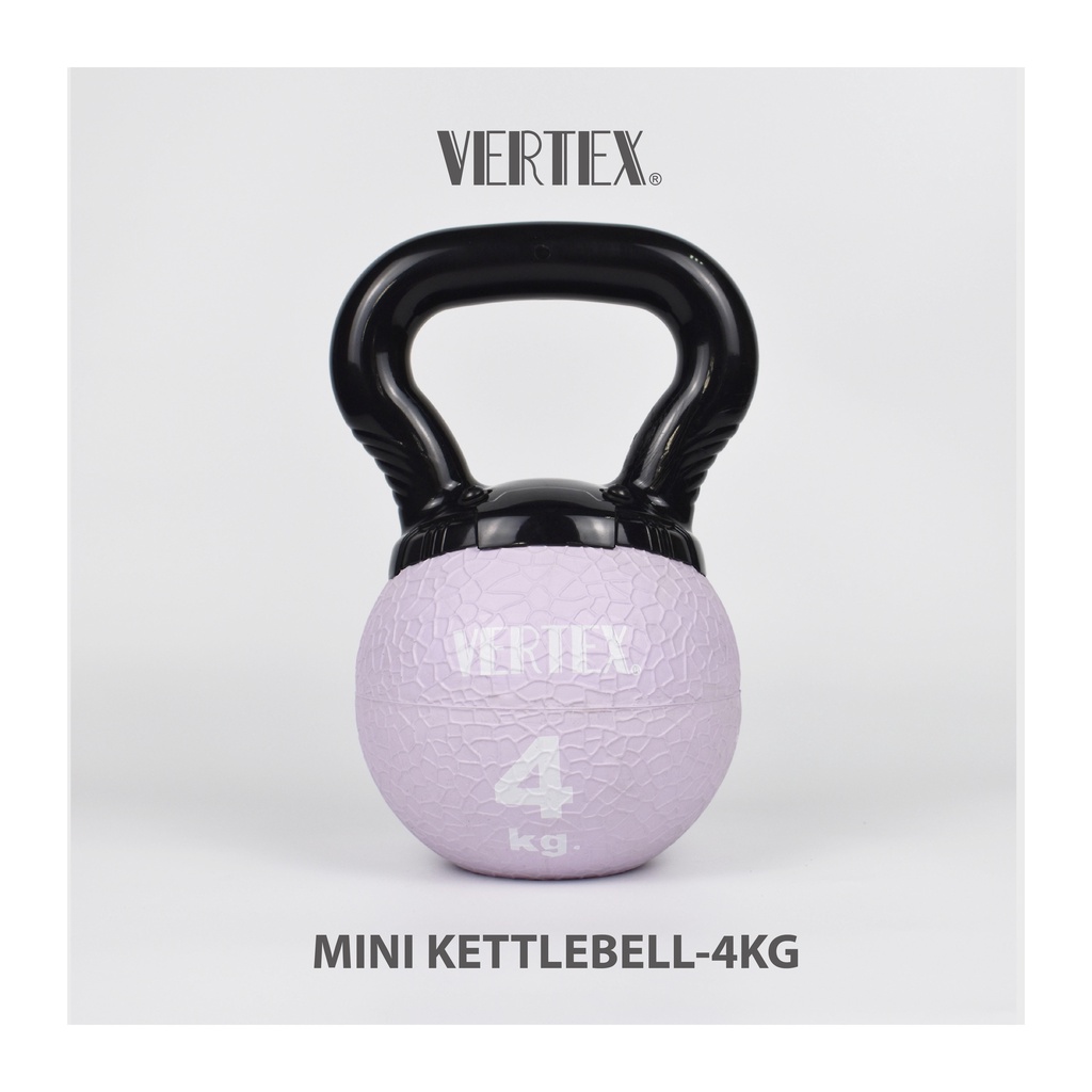 【台灣製造】VERTEX 迷你橡膠壺鈴4KG 壺鈴 Kettlebell 橡膠壺鈴 安全壺鈴 重訓 居家健身 健身家用