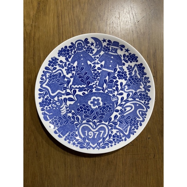 瑞典 Gustavsberg 聖誕紀念盤 1977年 尺寸：21.5cm