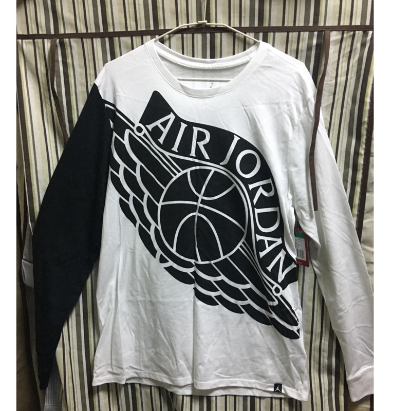 AIR JORDAN 大LOGO 長T SIZE:XL