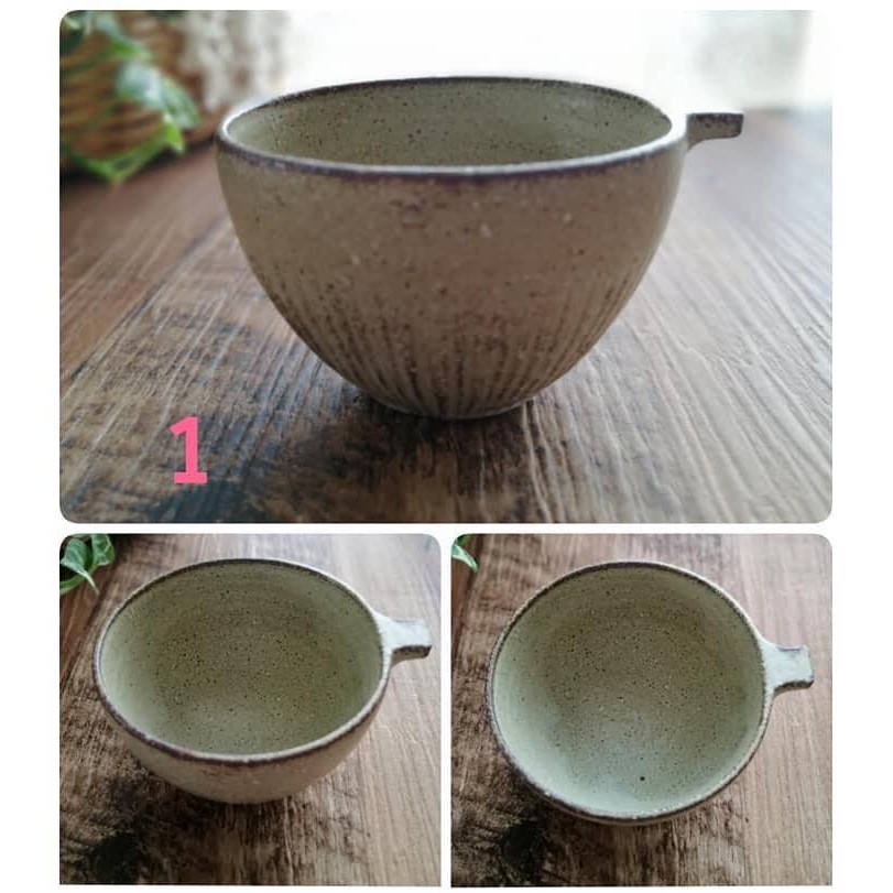 哈日媽咪的愛敗日記 No 1 日本超人氣陶藝作家牧野潤單耳小圓缽內外黃 蝦皮購物