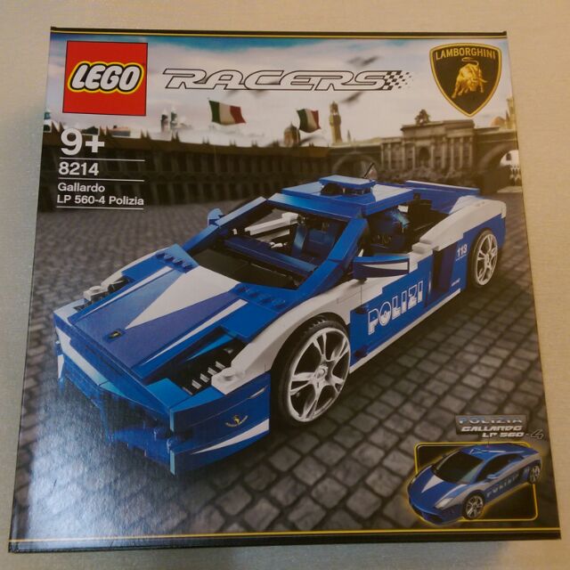 LEGO 樂高 8214 藍寶堅尼 Lamborghini Gallstones LP 560-4 Polizia