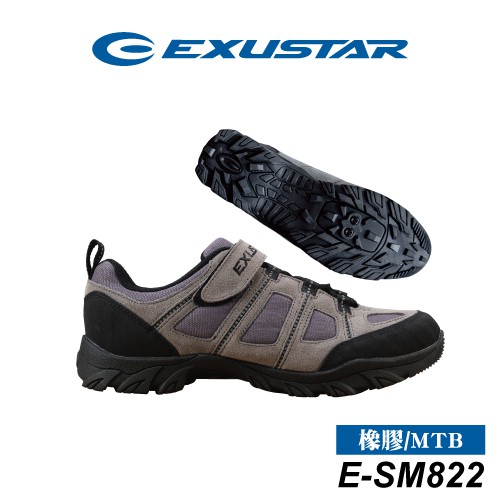 零碼優惠 Exustar 登山車卡鞋騎乘行走兩用橡膠e Sm2 蝦皮購物