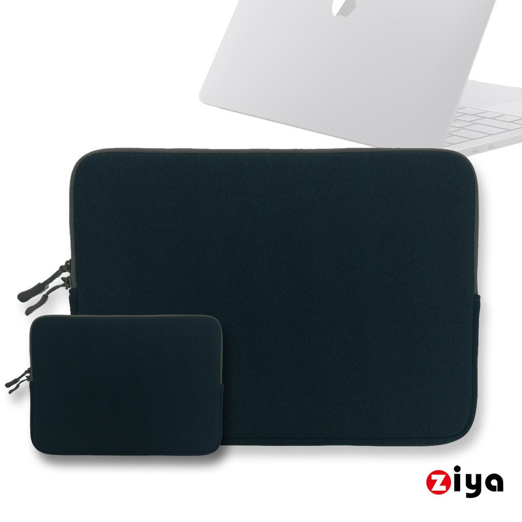 [ZIYA] Apple Macbook Air13 / Pro13 潛水材質麻花紋收納袋/內袋 新機適用 新文青深墨綠