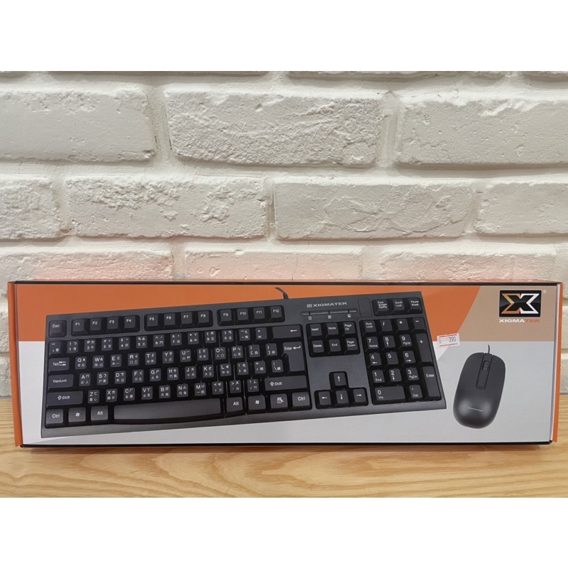 【Xigmatek】 富鈞 XK-100 有線鍵盤滑鼠組 全新未拆封