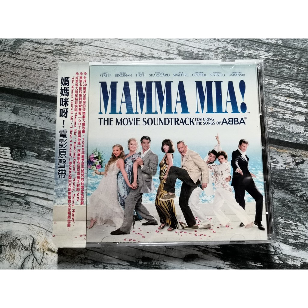 【春嬌西洋二手CD】媽媽咪呀! 電影原聲帶 MAMMA MIA! (附歌詞)1004