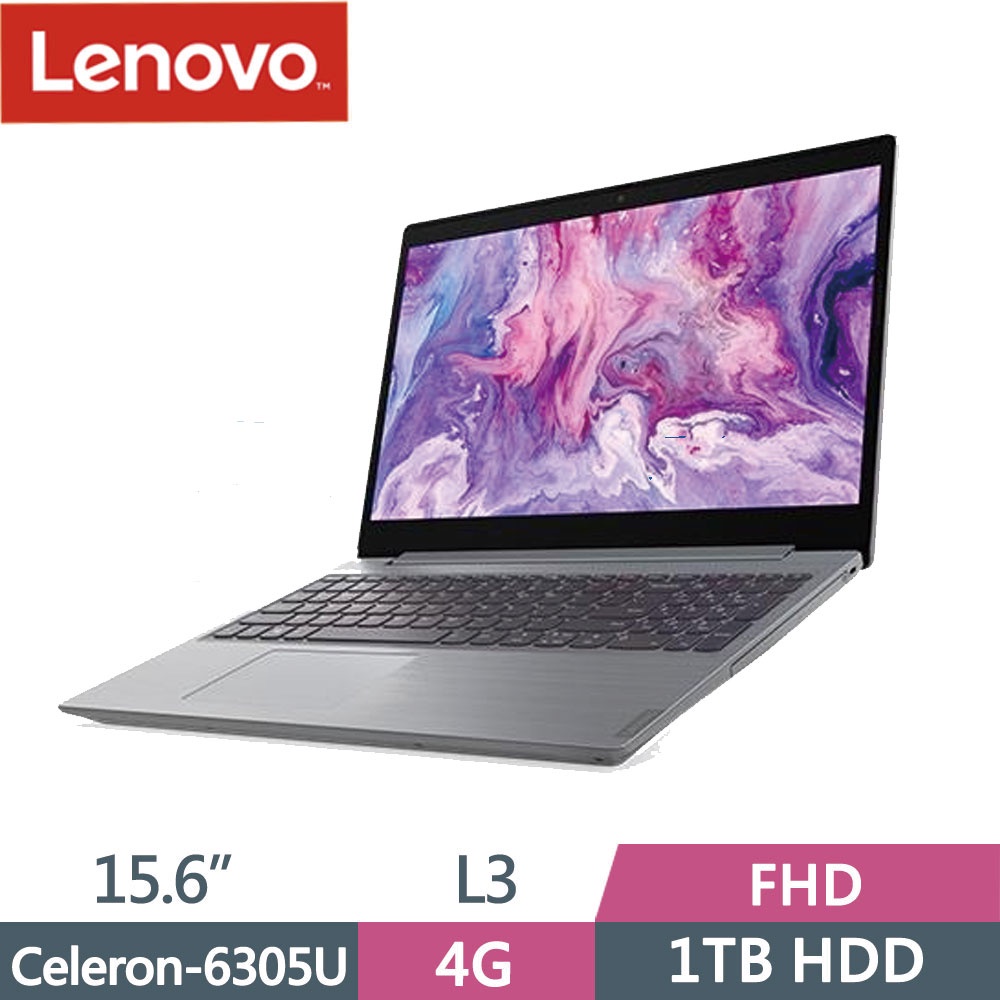 Lenovo IdeaPad L3-82HL005XTW 鉑銀灰(Celeron-6305U/4G/1TB HDD)