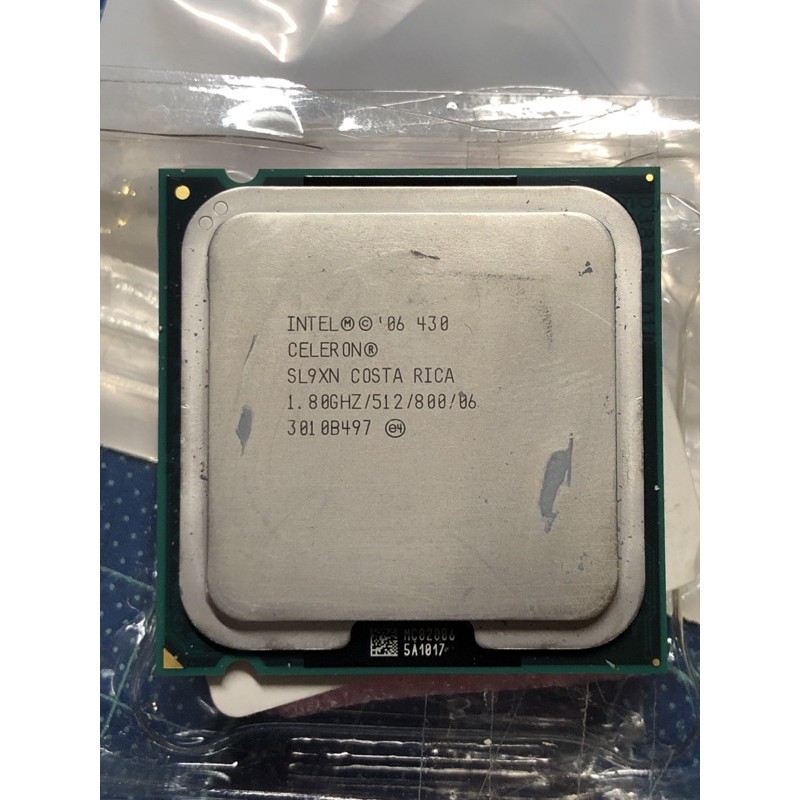CPU-Intel Celeron 430 1.80GHz 800MHz 775 腳位 775 socket CPU