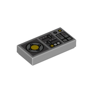 [樂磚庫] LEGO 73873 平滑板 印刷型 淺灰色 1x2 6329662