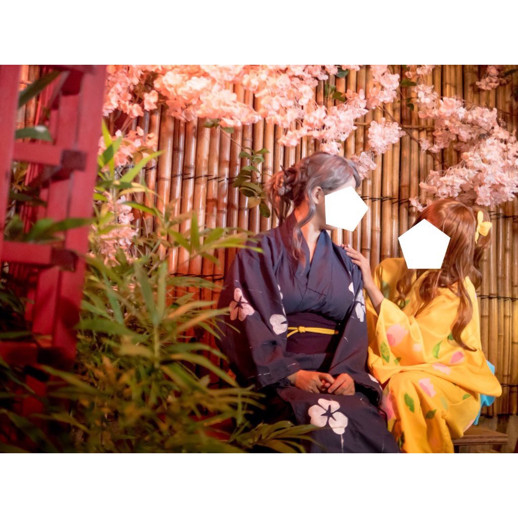 境界的彼方cos Cosplay 新堂愛新堂彩華新堂姊妹自製浴衣姐妹不拆 大全套不含鞋 M L可穿 蝦皮購物