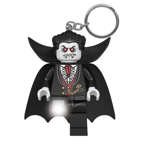 LEGO 樂高經典吸血鬼鑰匙圈燈(壓胸口腳底會發光裸裝)樂高鑰匙圈燈