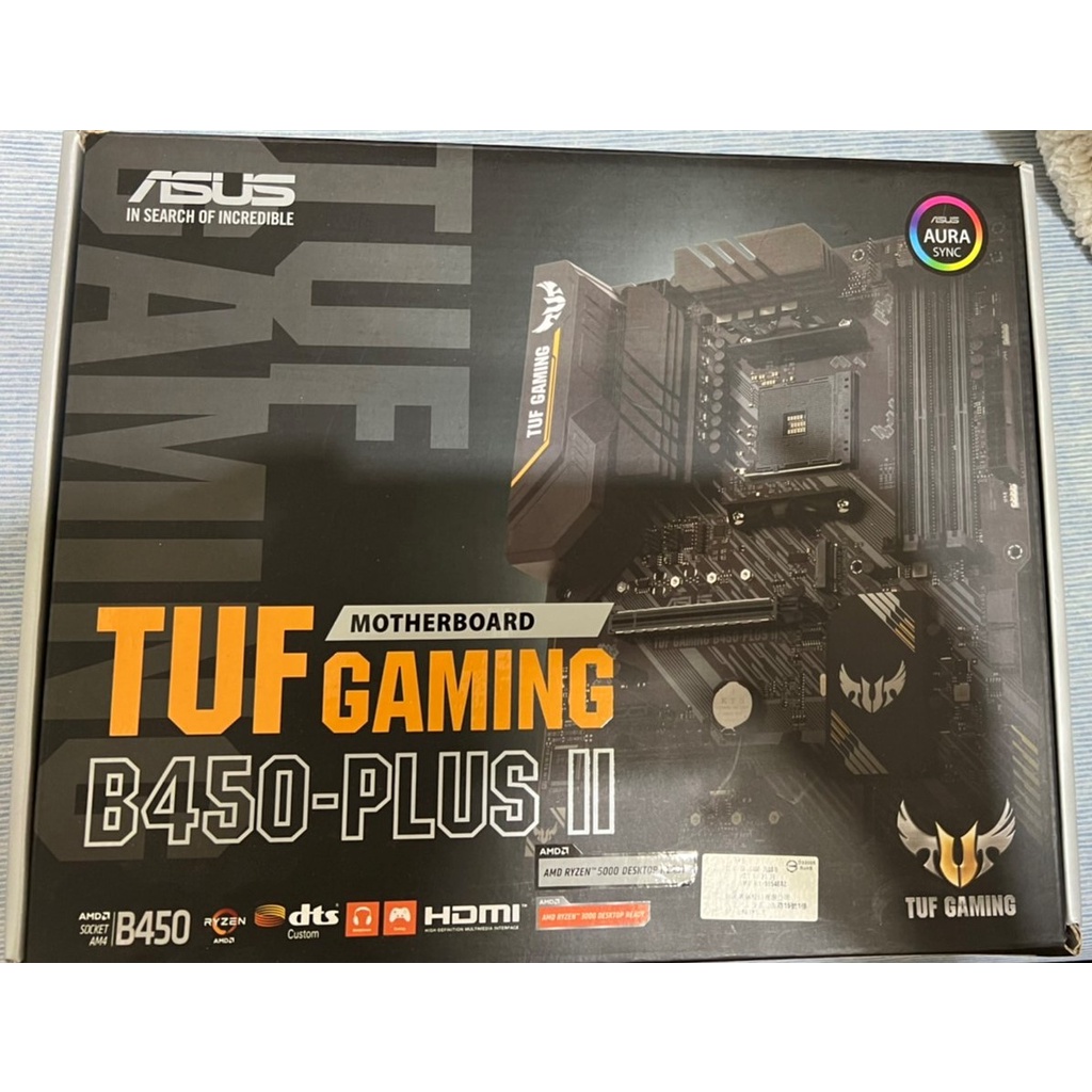 ASUS-Gaming B450-Plus2 (主機板)+AMD R5 3600 3.6G(CPU) 二手~~~