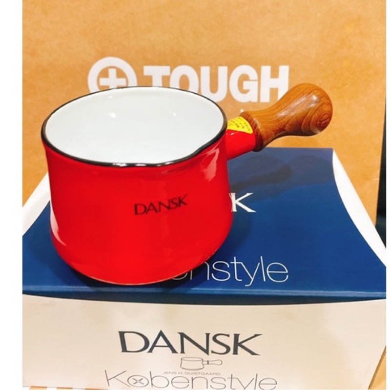 公司貨 丹麥DANSK kobenstyle 牛奶鍋 醬汁鍋 木柄盅 琺瑯鍋 送禮